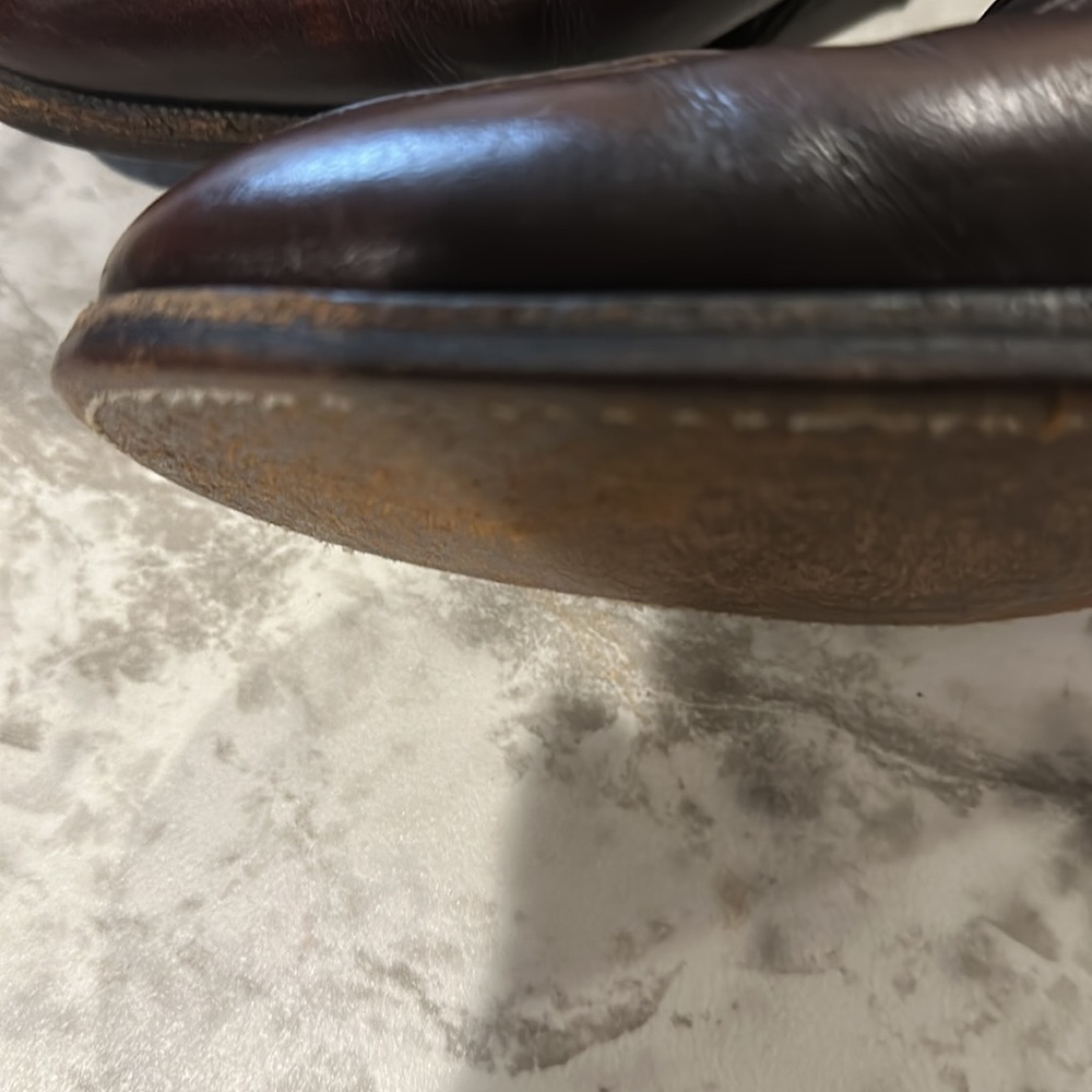 Florsheim Men's Brown Dress Casual Shoes Leather Slip On Loafer 10-10.5 D - Picture 9 of 10